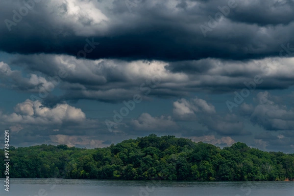 Obraz Stormy Clouds above the Island
