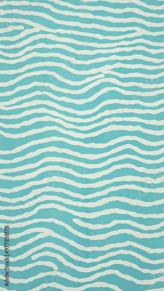 Fototapeta Abstract wavy blue pattern