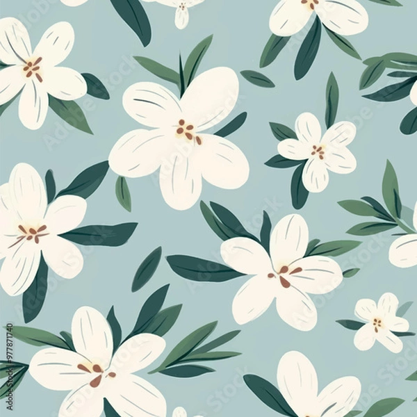 Fototapeta Elegant floral pattern design