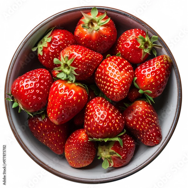 Fototapeta strawberries in a bowl