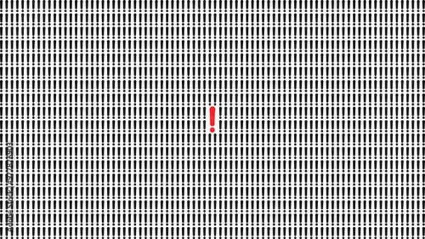 Obraz Exclamation mark texture abstract background and exclamation mark pattern background design template