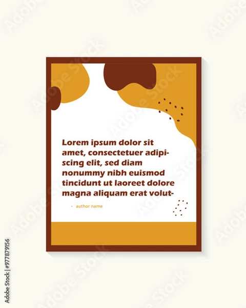 Fototapeta Social media post designs quotes