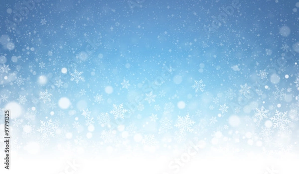 Fototapeta Magic Winter snowfall