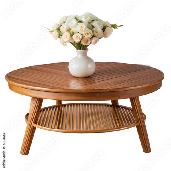 Fototapeta A Coffee Table, Isolated on Transparent Background, PNG
