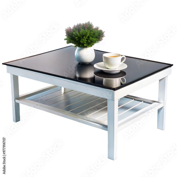 Fototapeta A Coffee Table, Isolated on Transparent Background, PNG