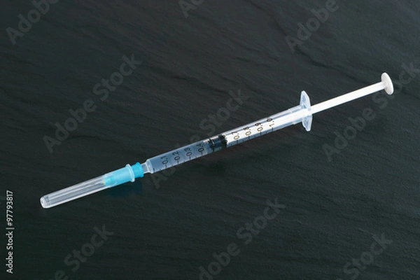 Fototapeta Syringe with drug inside