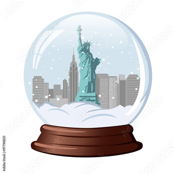 Fototapeta snowball  The Statue of Liberty