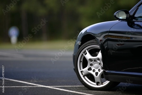 Obraz Opuszczony parking