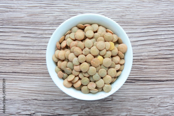 Fototapeta Lentilles blondes