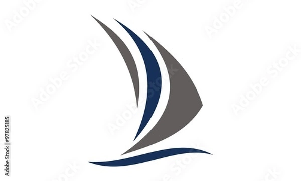 Obraz Sailboat  Logo