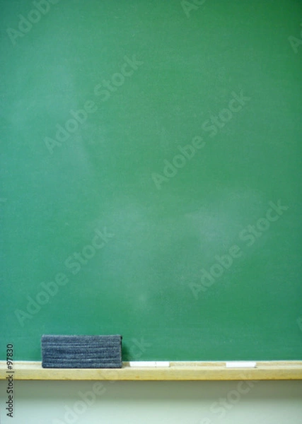 Fototapeta blank chalkboard-vertical
