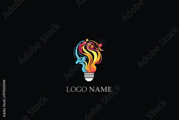 Fototapeta Bulb logo
