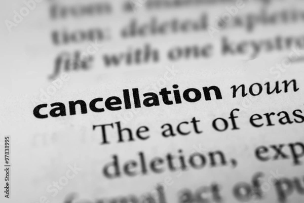 Obraz Cancellation