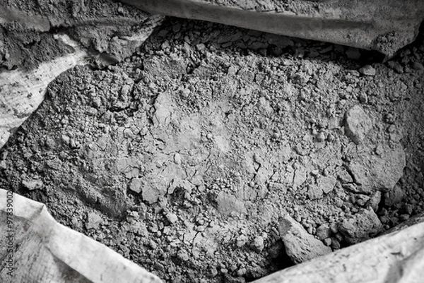 Fototapeta proszek cementowy