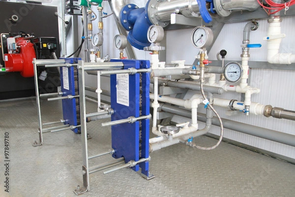 Obraz Two heat exchangers