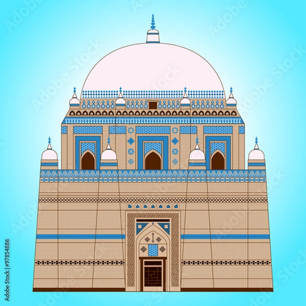 Obraz Shah Rukn-e-Alam Mausoleum