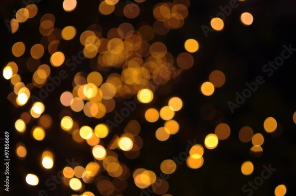 Obraz 電球色のイルミネーション