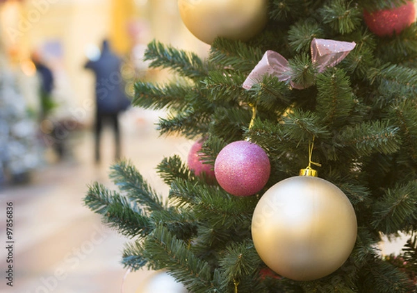 Obraz Новогодние ёлочные игрушки