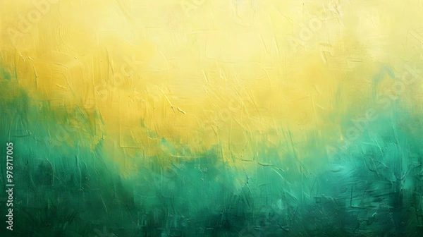 Fototapeta Gradient Light Yellow to Medium Turquoise abstract background