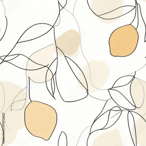 Obraz Abstract Lemon Pattern.