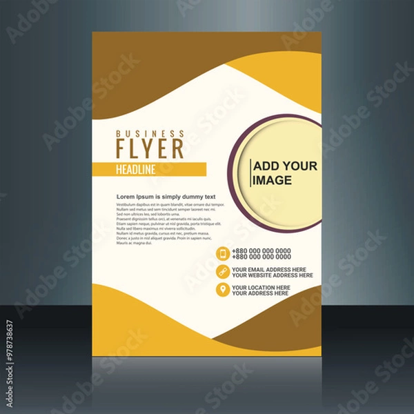 Obraz Business flyer template