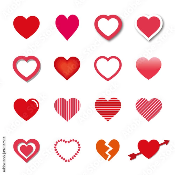 Fototapeta Ikona serca