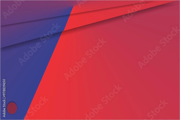 Obraz Red and blue striped background