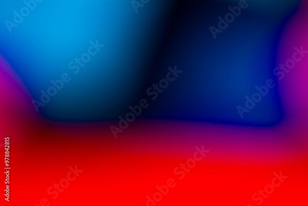 Fototapeta Abstract Soft red and blue gradient background