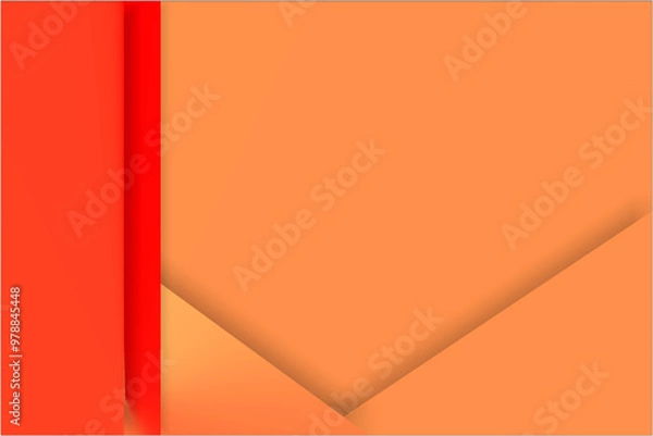 Obraz red and orange two-tone background