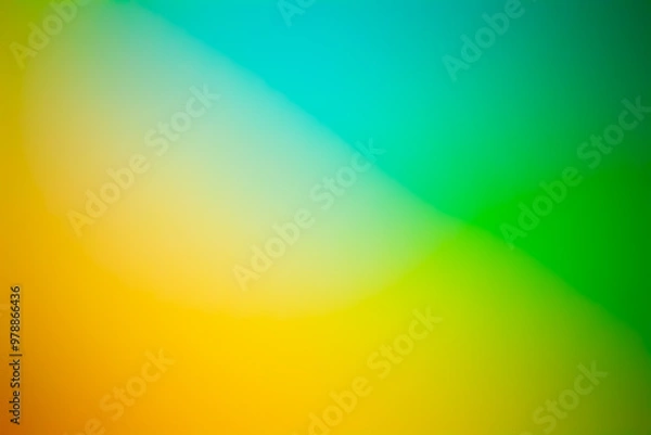 Fototapeta Abstract Green color gradient background with soft color transitions