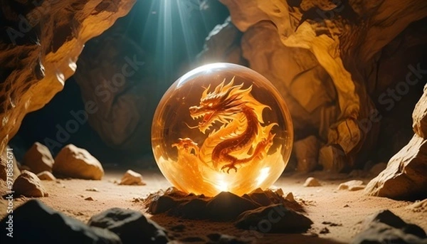 Obraz Dragon in the cave