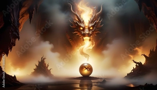 Obraz Dragon in the cave