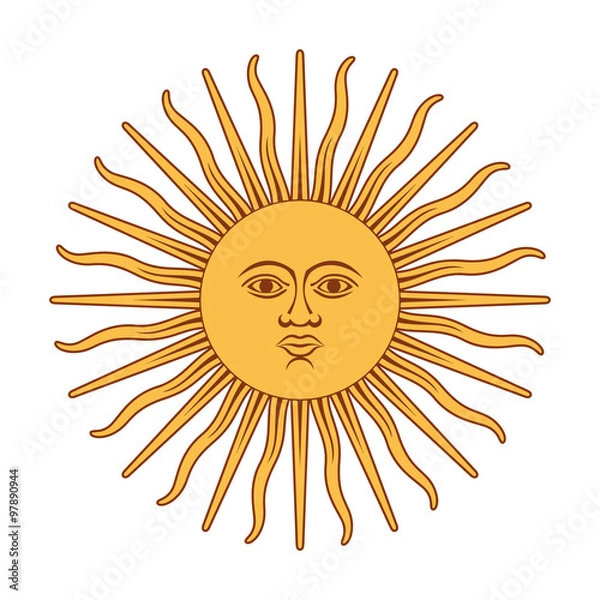Fototapeta Argentna sun
