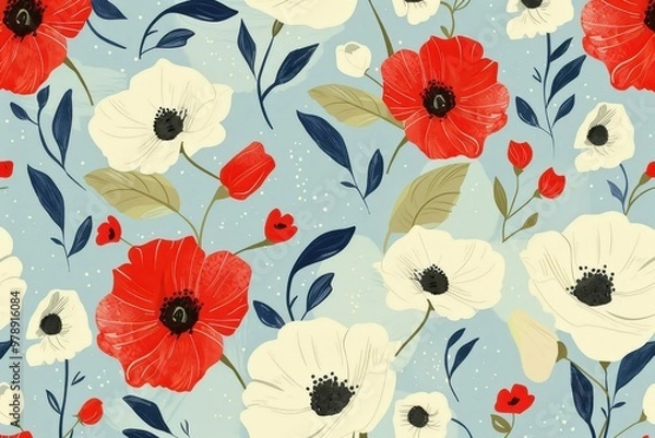Fototapeta shabby faded old paper wallpaper - retro vintage. Beautiful simple AI generated image