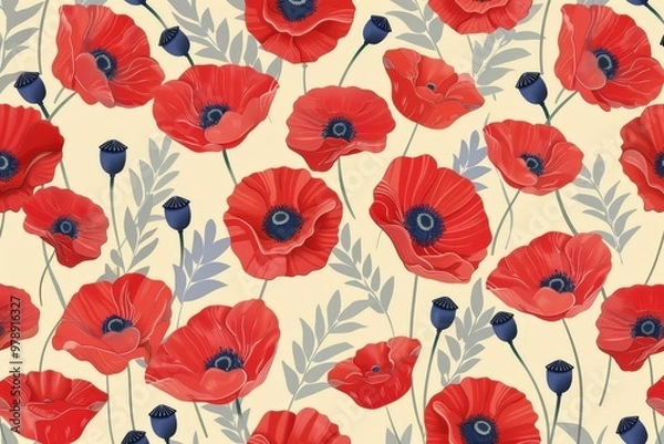 Fototapeta shabby faded old paper wallpaper - retro vintage. Beautiful simple AI generated image
