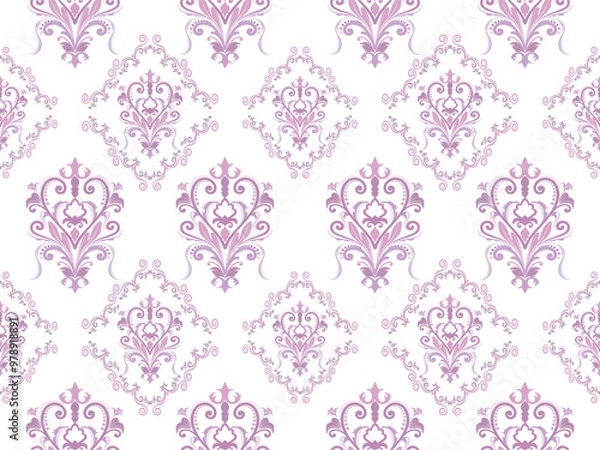 Fototapeta Damask seamless pattern