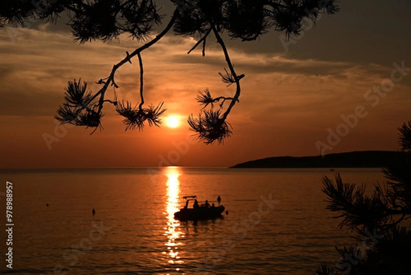 Obraz sunset on the beach