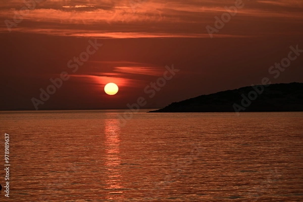 Obraz sunset over the sea