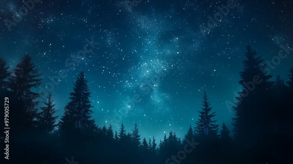 Fototapeta Background tile image of night magic sky palewave, magic
