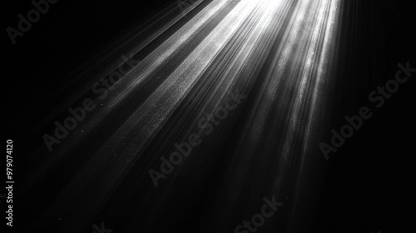 Obraz Light beams in darkness