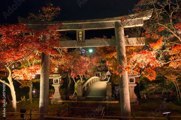 Obraz 永観堂　弁天社