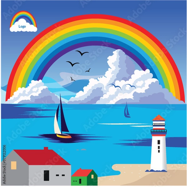 Fototapeta rainbow.eps