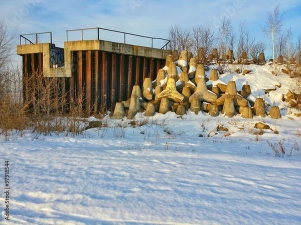 Fototapeta Волногаситель