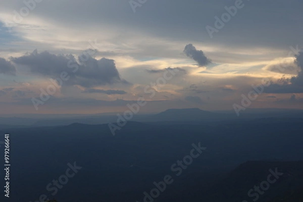 Obraz sunrise over the mountains