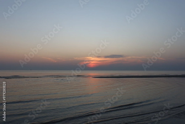 Fototapeta sunset at the beach