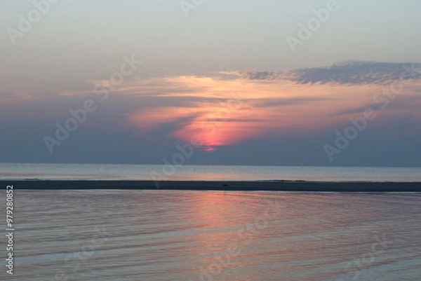 Obraz sunset over the sea