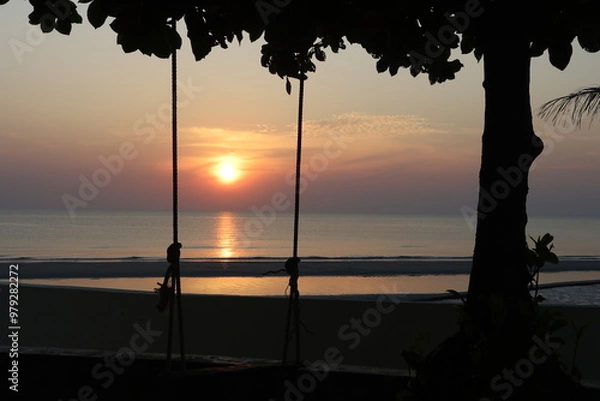 Obraz sunset on the coast