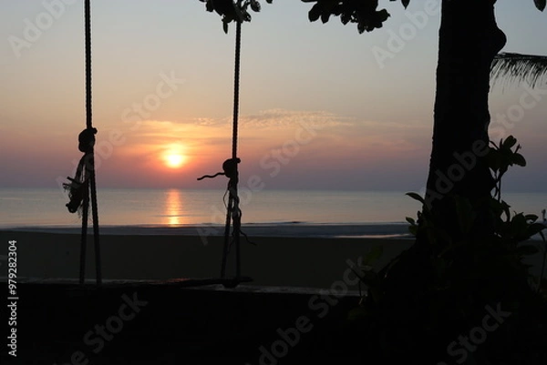 Obraz sunset on the coast