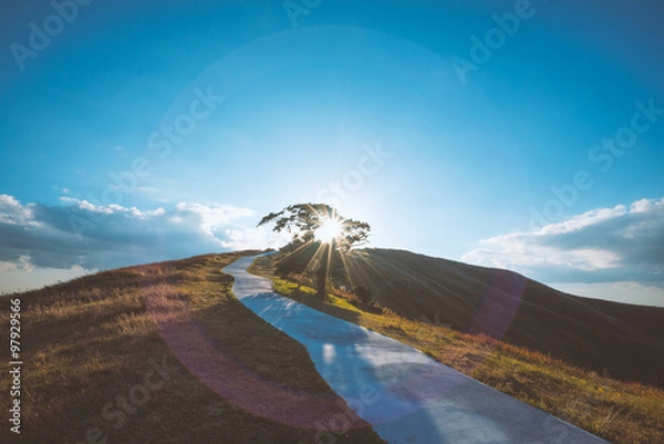 Obraz 光へとつながる道