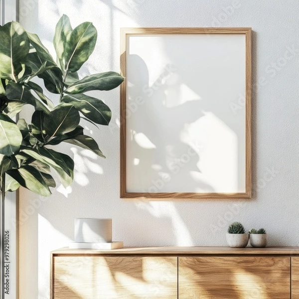 Obraz Blank Frame Mockup.